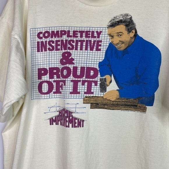 Vintage FOTL Home Improvement Tim Allen Funny Tshirt Single Stitch 90s XL - Picture 2 of 9